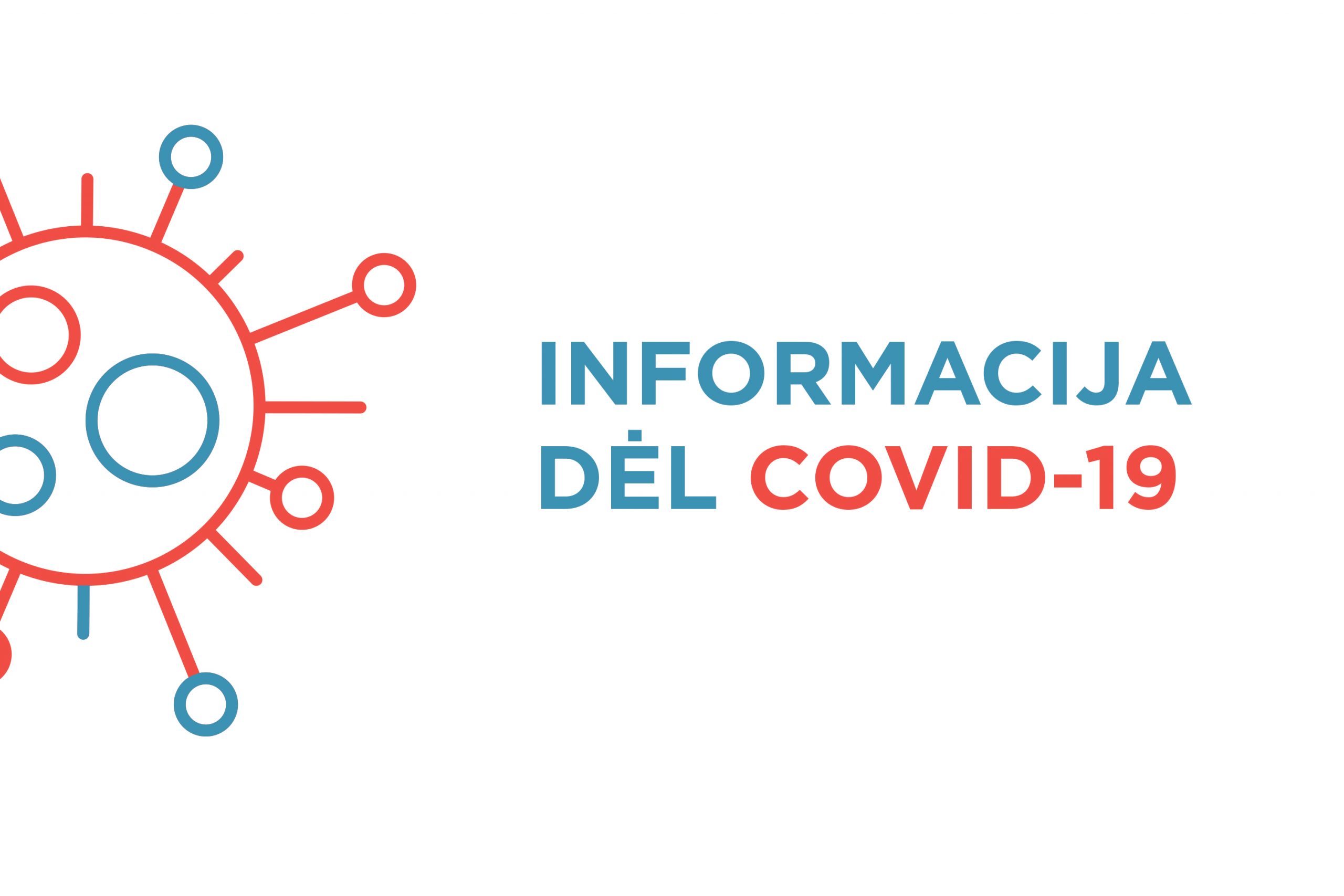 Iliustracija informacijai dėl COVID-19