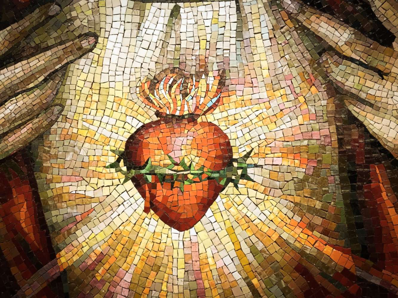 Švenčiausiosios Jėzaus širdies mozaika